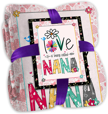 Grandma Gifts, Blankets for Grandma, Gifts for Grandma Mom Form Granddaughter Grandkids Grandson Grandchildren, Grandma Gifts for Birthday Christmas New Year Blanket Throw