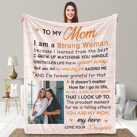 Mother Day Birthday Gifts for Mom- Gifts for Mom Throw Blanket,Mom Gifts,Gifts for Mom from Daughter,Mom Gifts from Daughter Sunflower Warm Blanket…
