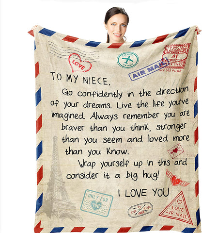 Uncle Gifts Blanket - Uncle Gifts from Niece 60"x50" - Uncle Gifts from Nephew - Birthday Gifts for Uncle - Best Uncle Ever Gift Ideas - Great Gifts for Uncles from Nieces