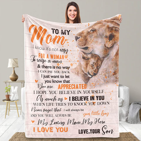 Mother Day Birthday Gifts for Mom- Gifts for Mom Throw Blanket,Mom Gifts,Gifts for Mom from Daughter,Mom Gifts from Daughter Sunflower Warm Blanket…