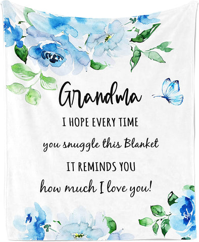 Grandpa Gifts Blanket 60"x50", Gifts for Grandpa from Granddaughter Grandson, Grandpa Gifts from Grandchildren, Best Granddad Gifts, Great Grandfather Gifts Ideas Throw Blankets