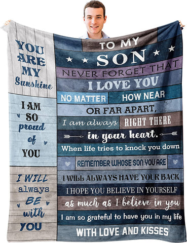 Gifts for Husband Boyfriend Blanket 60’’x50’’ Boyfriend Husband Birthday Gifts, i Love You Gifts for him, to My Husband Gift, Anniversary Christmas Wedding Romantic Valentines Gift for Husband