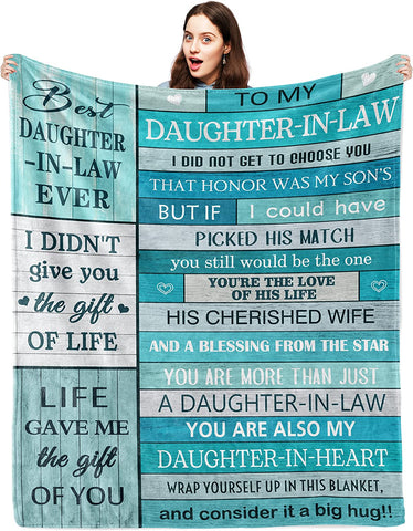 Mother's Day for Girlfriend, Gifts for Girlfriend Blanket 60"x50", Girlfriend Gifts Ideas, Romantic Gifts for Her, Birthday Gifts for Girlfriend, Girlfriend Birthday Gifts
