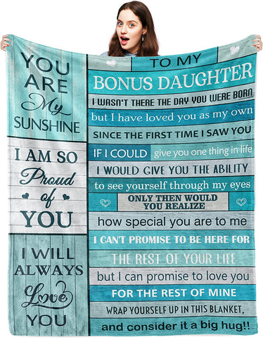 Mother's Day for Girlfriend, Gifts for Girlfriend Blanket 60"x50", Girlfriend Gifts Ideas, Romantic Gifts for Her, Birthday Gifts for Girlfriend, Girlfriend Birthday Gifts