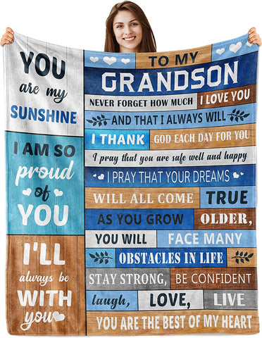 Grandpa Gifts Gifts for Grandpa,to My Grandpa Blanket 60”x50”,Grandpa Birthday Gifts,Gift for Grandpa,Great Grandpa Gifts from Grandchildren Granddaughter Grandson,Best Gifts for Grandpa