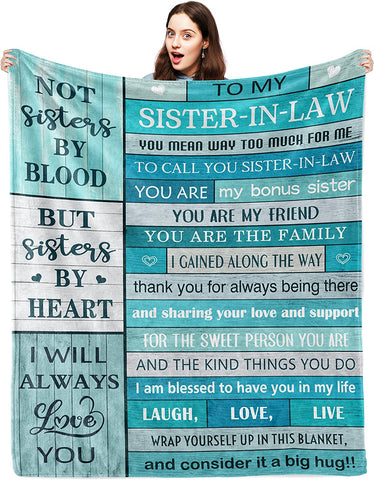 Mother's Day for Girlfriend, Gifts for Girlfriend Blanket 60"x50", Girlfriend Gifts Ideas, Romantic Gifts for Her, Birthday Gifts for Girlfriend, Girlfriend Birthday Gifts